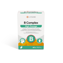 LIVSANE vitaminų B komplekso koncentruotos tabletės N60