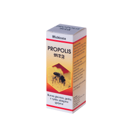 Medicata Propolis MDF 300 mg/ml burnos gleivinės ar gerklų ir ryklės tirpalas 30 ml