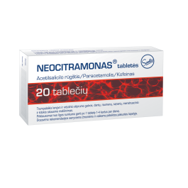Neocitramonas tabletės N20