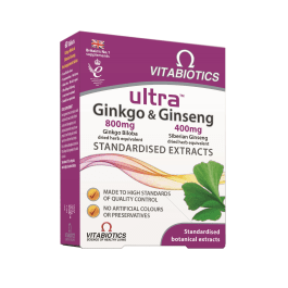 ULTRA GINKGO & GINSENG tabletės N60