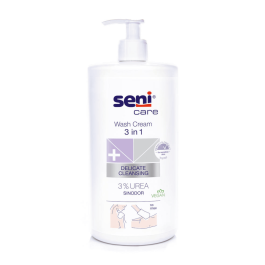 SENI Care kremas valomasis 3in1 su šlapalu 1000ml