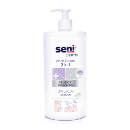 SENI Care kremas valomasis 3in1 su šlapalu 1000ml