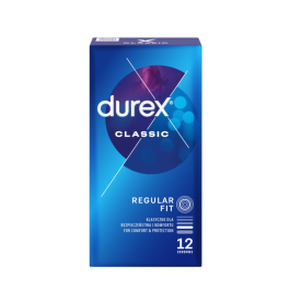 DUREX CLASSIC prezervatyvai, 12 vnt.