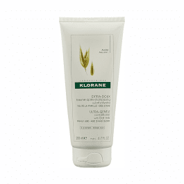 KLORANE balzamas visų tipų plaukams su avižų pieneliu Oat 200 ml