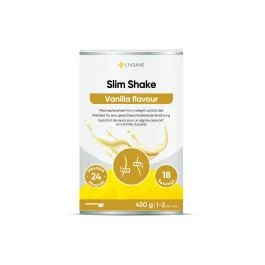 LIVSANE vanilės skonio baltyminis kokteilis milteliais 450 g