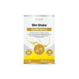LIVSANE vanilės skonio baltyminis kokteilis milteliais 450 g