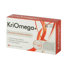 KriOmega kapsulės N30