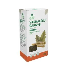 ŠVENČIONIŲ VAISTAŽOLĖS VARNALĖŠŲ ŠAKNYS, žolelių arbata, 50 g