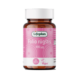 LIFEPLAN FOLIO RŪGŠTIS 400 mg, N90