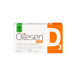 OILESEN Forte D3 4000 kapsulės, N60