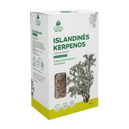 ŠVENČIONIŲ VAISTAŽOLĖS ISLANDINĖS KERPENOS, žolelių arbata, 40 g
