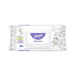 HAPPY SENSITIVE drėgnos servetėlės vaikams N56