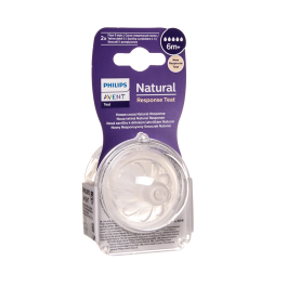 PHILIPS AVENT silikoninis žindukas, greita tėkmė NATURAL RESPONSE SCY965/02, N2