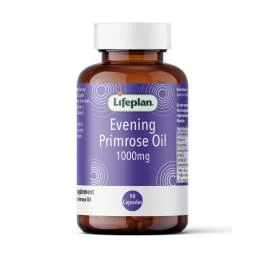 Lifeplan Evening Primrose Oil 1000 mg nakvišų aliejus kapsulės N90