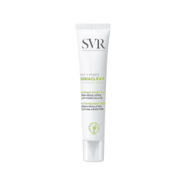 SVR SEBIACLEAR MAT+PORES poras sutraukiantis ir matinį efektą suteikiantis veido kremas, 40 ml