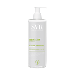 SVR SEBIACLEAR EAU MICELLAIRE micelinis vanduo riebiai ir mišriai odai, 400 ml
