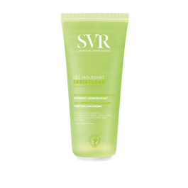 SVR SEBIACLEAR GEL MOUSSANT gelinis prausiklis riebiai odai, 200 ml