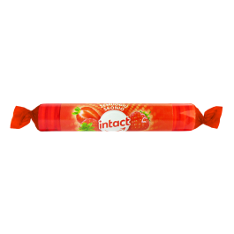 INTACT žemuogių skonio tabletės 40 g