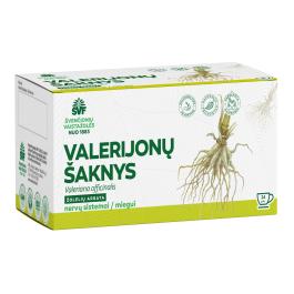 ŠVENČIONIŲ VAISTAŽOLĖS VALERIJONŲ ŠAKNYS, žolelių arbata, 2 g x 24 vnt.