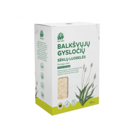 ŠVENČIONIŲ VAISTAŽOLĖS skaidulos BALKŠVŲJŲ GYSLOČIŲ SĖKLŲ LUOBELĖS, 100 g
