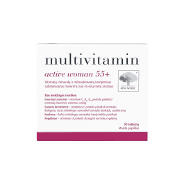 MULTIVITAMIN multivitaminai moterims ACTIVE WOMAN 55+, N90