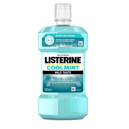 LISTERINE burnos skalavimo skystis, be alkoholio, COOL MINT MILD TASTE 500 ml