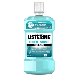 LISTERINE burnos skalavimo skystis, be alkoholio, COOL MINT MILD TASTE 500 ml