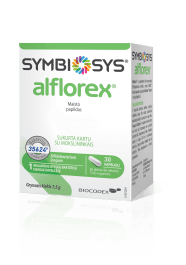 SYMBIOSYS ALFLOREX kietosios kapsulės, N30