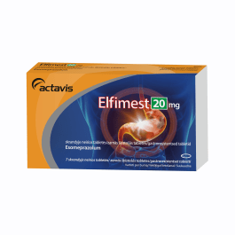 Elfimest 20 mg skrandyje neirios tabletės N7