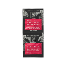 APIVITA veido kaukė su granatais EXPRESS BEAUTY 2 x 8 ml