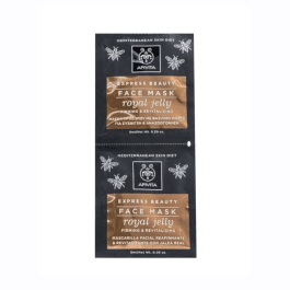 APIVITA veido kaukė su bičių pieneliu EXPRESS BEAUTY 2 x 8 ml