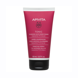 APIVITA tonizuojantis kondicionierius slenkantiems plaukams 150 ml