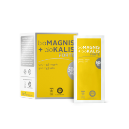 BIOMAGNIS +BIOKALIS Forte milteliai pakeliuose, N20