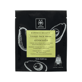 APIVITA veido kaukė su avokadais EXPRESS BEAUTY TISSUE N1