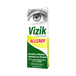 VIZIK ALLERGY akių lašai 10 ml