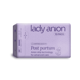 Lady Anion paketai po gimdymo su anijonų juostele N10