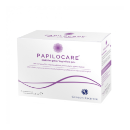 PAPILOCARE makšties gelis, vienadozės kaniulės, 5 ml, N21