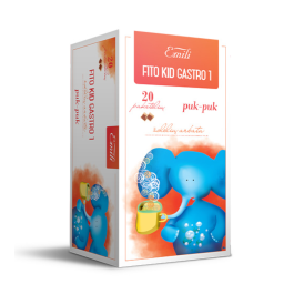 EMILI FITO KID GASTRO 1, žolelių arbata, 1,5 g, 20 vnt.