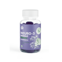 ŠVENČIONIŲ VAISTAŽOLĖS su melatoninu NEURO-3 MIEGUI, 60 guminukų