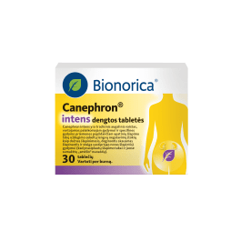 Canephron intens 36 mg/36 mg/36 mg dengtos tabletės N30
