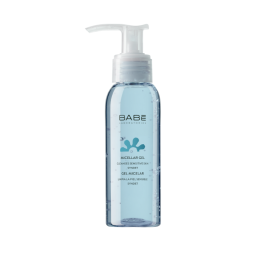 BABĒ raminamasis gelinis micelių prausiklis jautriai, raustančiai veido odai FACIAL 90 ml