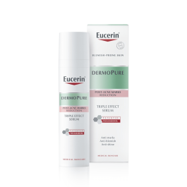 EUCERIN serumas aknės paliktų dėmių mažinimui DERMOPURE TRIPLE EFFECT 40 ml