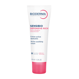 BIODERMA raminamasis, drėkinamasis kremas, stiprinantis jautrios odos natūralią apsisaugojimo nuo išorinių agresijų funkciją SENSIBIO DEFENSIVE RICH, 40 ml