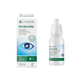 LIVSANE akių lašai DRY EYE DAILY 10 ml