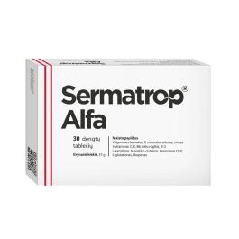 SERMATROP ALFA tabletės, N30