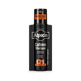 ALPECIN šampūnas su kofeinu nuo plaukų slinkimo BLACK EDITION 250 ml