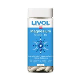LIVOL EXTRA Magnio citratas + B6 kramtomosios tabletės, N100