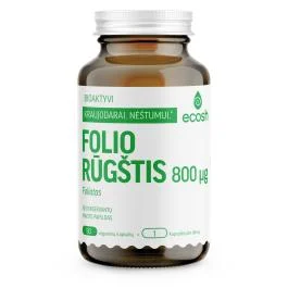 ECOSH bioaktyvi folio rūgštis, foliatas 800µg, N90