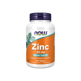 NOW Zinc Gluconate 50 mg tabletės N250