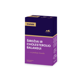 INOLAB kapsulės ŠIRDŽIAI IR CHOLESTEROLIO BALANSUI N30